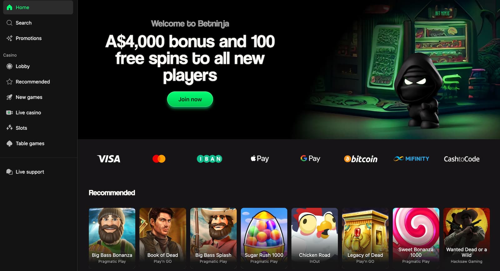 Betninja Casino
